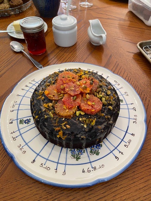Blood Orange Chocolate Olive Oil Cake