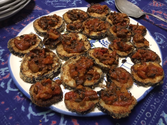 Breaded Eggplant with Marinara