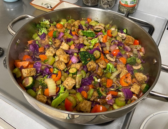 Black Pepper Tempeh Stir Fry