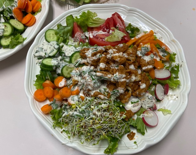 Fried Chickn Salad