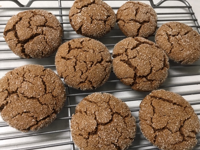 Ginger Molasses Crinkles