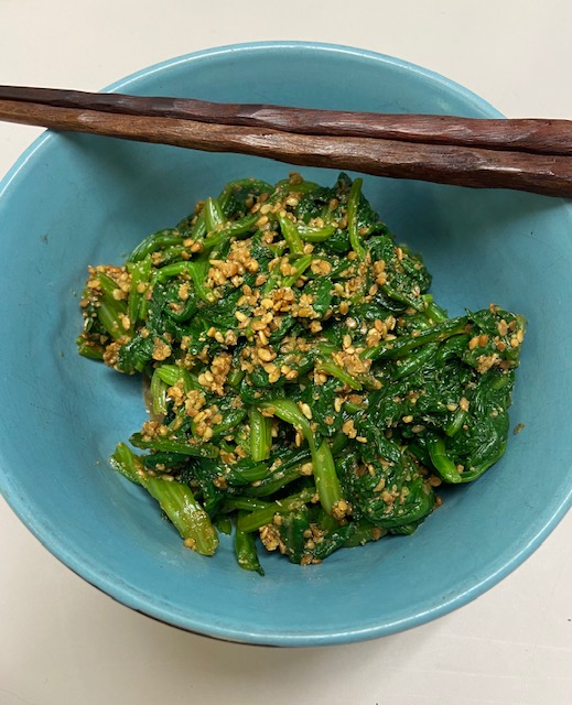 Japanese Spinach Salad (Gomae)