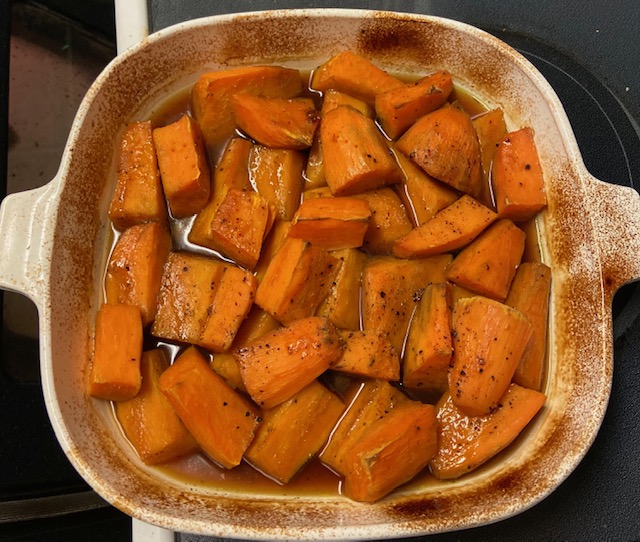 Lightly Candied Sweet Potatoes