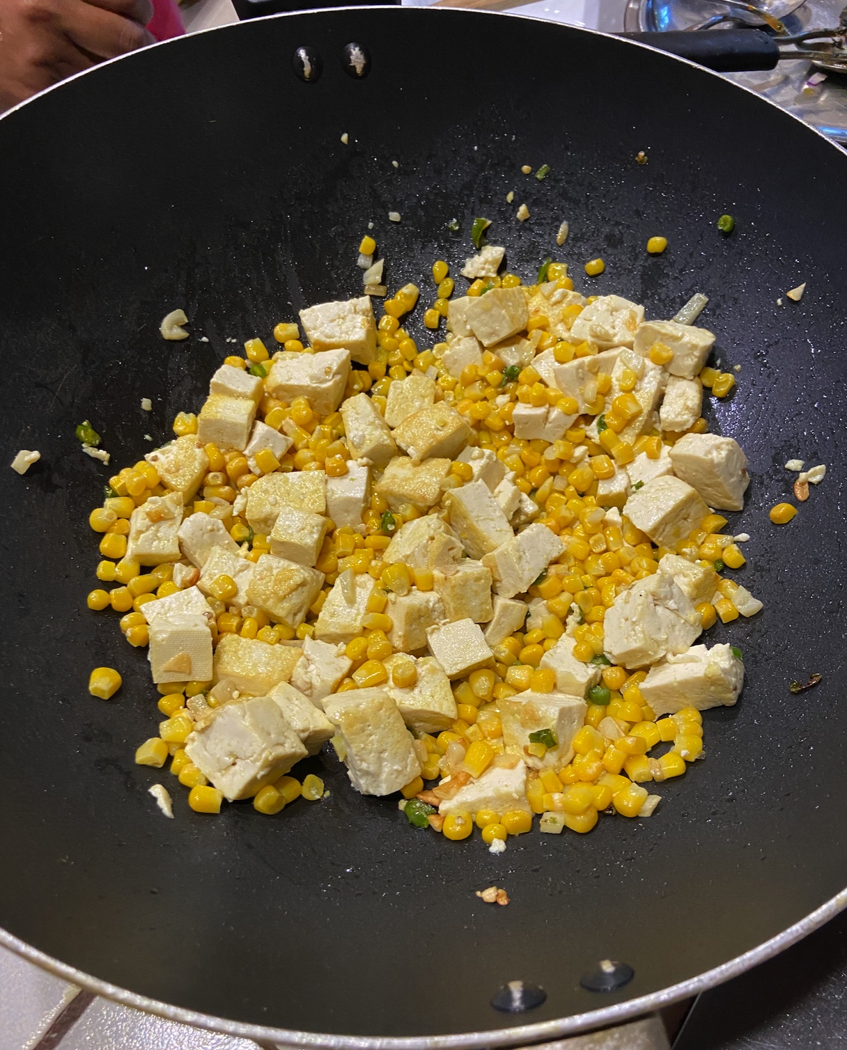 Munira's Tofu and Corn