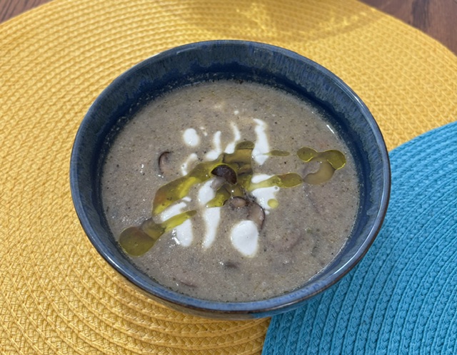 Mushroom Soup with Wild Rice