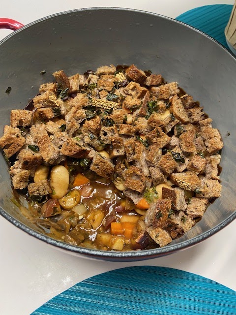 Mushroom White Bean Gratin